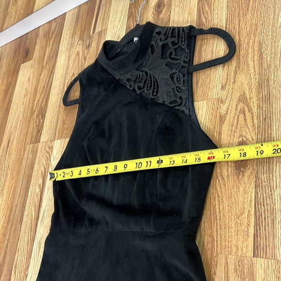 Alice + Olivia Embroidered Lace and Velvet Dress Size 6 - Picture 6 of 16